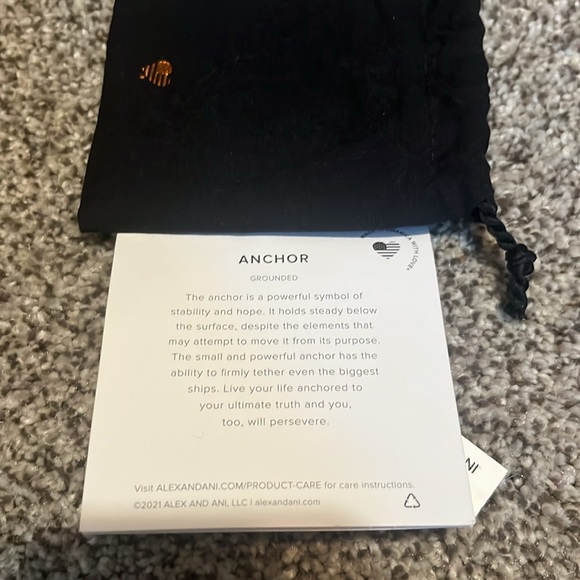 Alex and ani anchor bracelet - Picture 2 of 3